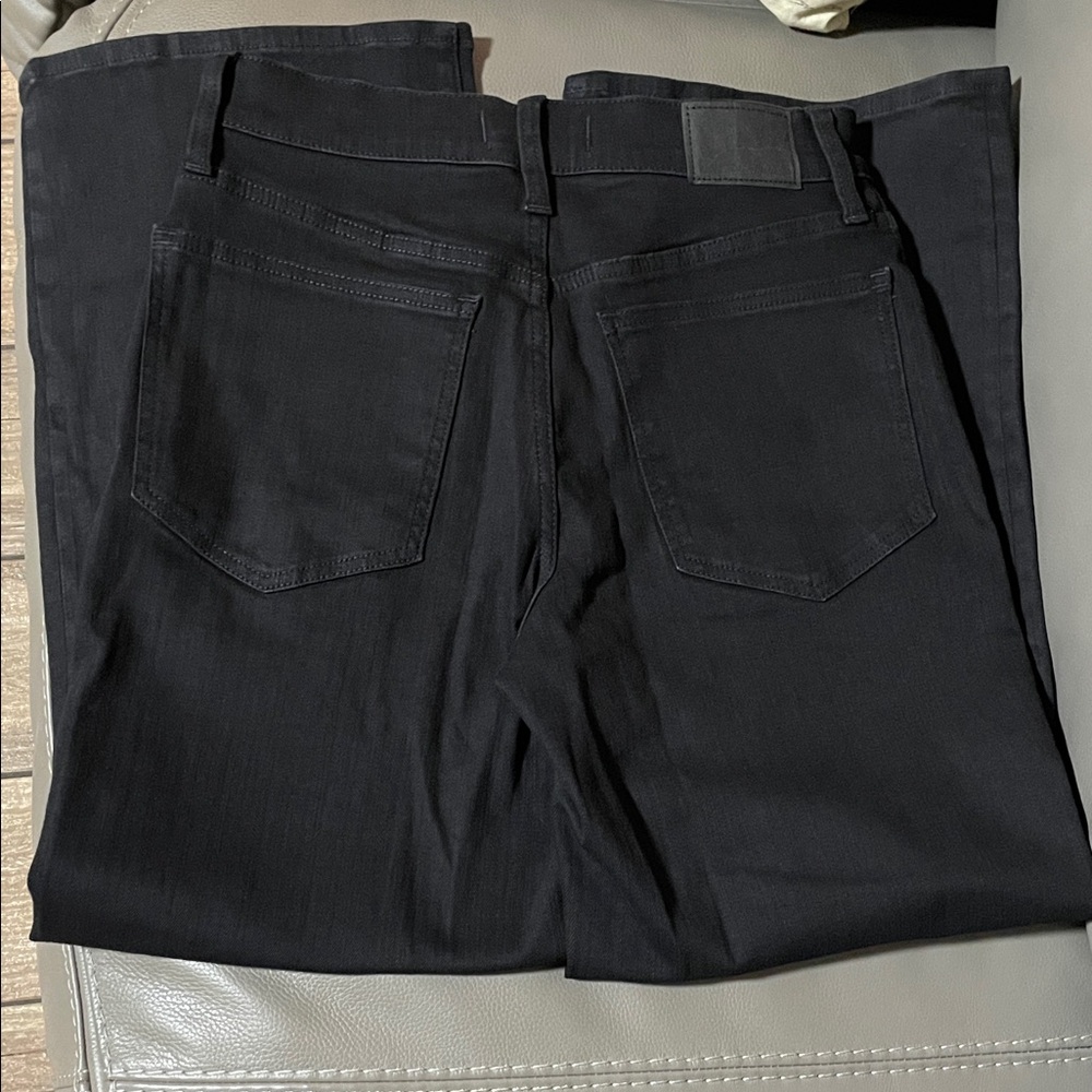 MADEWELL The Perfect Vintage wide-Leg  Black Women's jeans - Picture 6 of 12